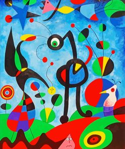 Joan Miro The Garden paint by numbers