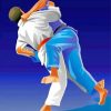 Judoka Illustrations paint by numbers