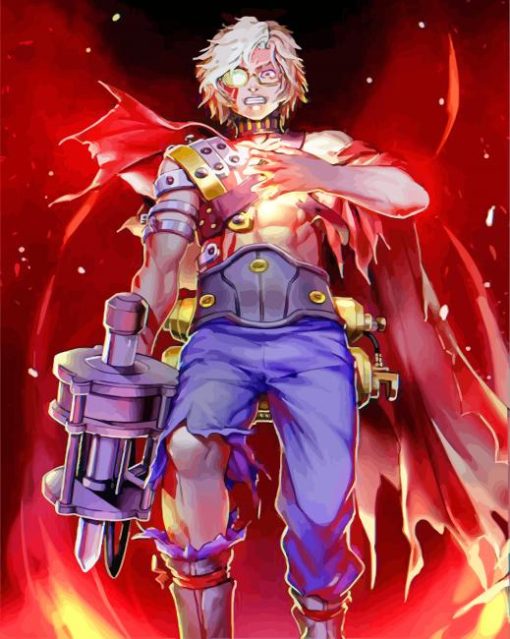 Kabaneri Of The Iron Fortess Anime Character paint by numbers