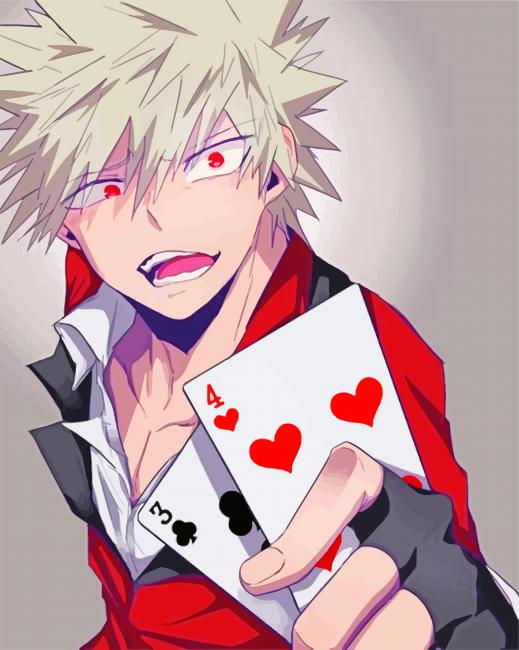 Kacchan Playing Cards paint by numbers