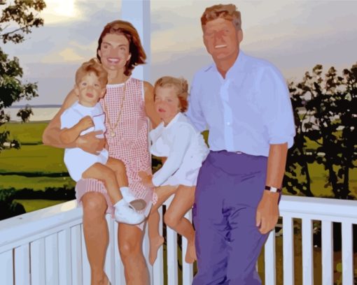 Kennedy Family paint by numbers