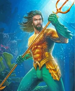 King Of Atlantis-aquaman paint by numbers