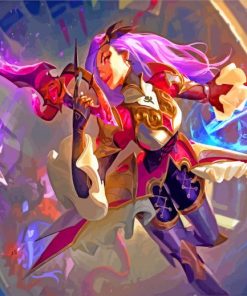 League Of Legends Katarina paint by numbers