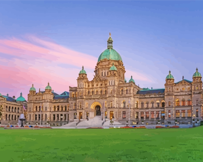 Legislative Assembly Of British Columbia Canada paint by numbers
