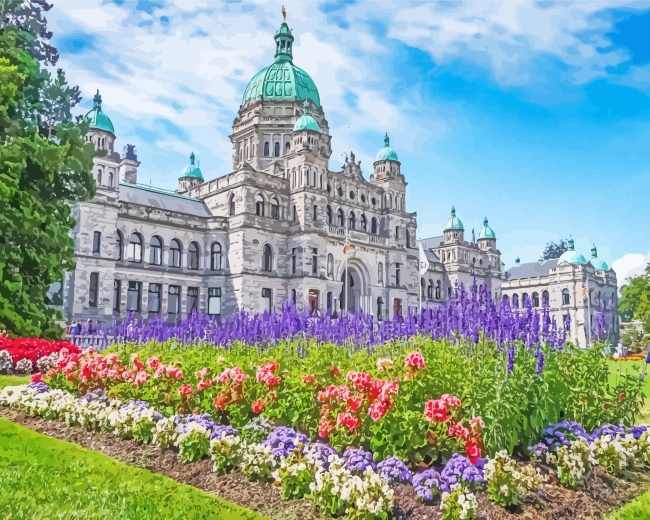 Legislative Assembly Of British Columbia Canada paint by number