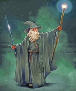 Lord Of The Ring Gandalf paint by numbers