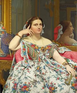 Madame Moitessier Ingres paint by numbers
