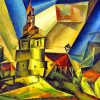 Markwippach By Lyonel Feininger paint by numbers