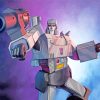 Megatron Transformers Movie paint by numbers