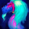 Neon Dragon Art paint by numbers