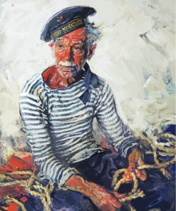 Old Sailor paint by numbers