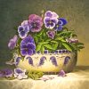 Pansies Still Life paint by numbers