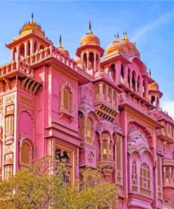 Patrika Gate Jaipur paint by numbers