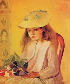 Portrait Of Jeanne Camille Pissarro paint by numbers