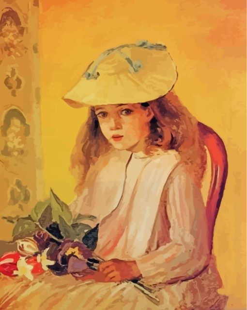 Portrait Of Jeanne Camille Pissarro paint by numbers
