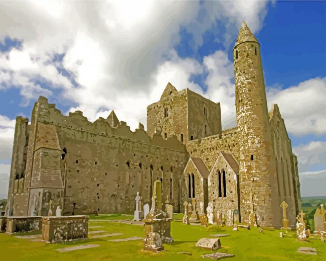 Rock Of Cashel Ireland paint by numbers