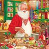 Santa Claus Cooking paint by numbers