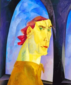 Self Portrait Lyonel Feininger paint by numbers