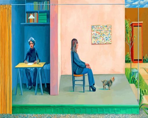 Shirley Goldfarb Gregory Masurovsky By Hockney paint by numbers