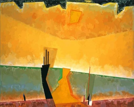 Storm Brewing Lyonel Feininger paint by numbers