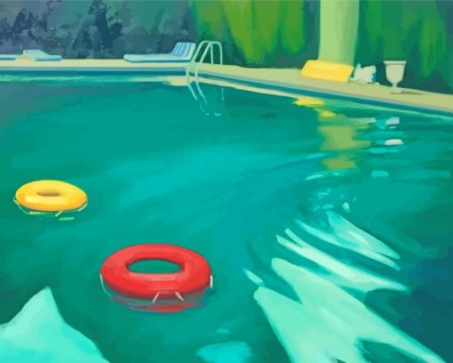 Swimming Pool paint by numbers