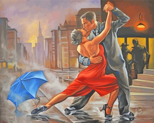 Tango Dance paint by numbers
