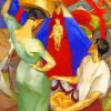 The Adoration Of The Virgin By Diego Rivera paint by numbers