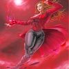 The Avengers Wanda Maximoff paint by numbers