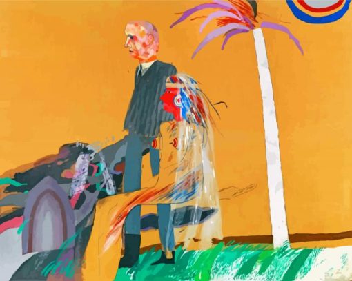 The First Marriage By Hockney paint by numbers