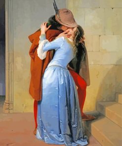 The Kiss By Hayez paint by numbers