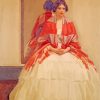 The Victorian Dress Art paint by numbers
