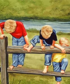Three Little Brothers paint by numbers