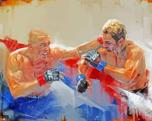 UFC Art paint by numbers