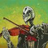 Violinist Skeleton paint by numbers