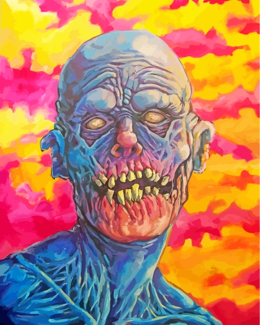 Zombie Art paint by numbers