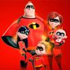 Incredibles paint by numbers