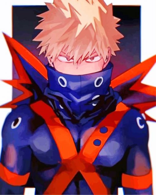 Aesthetic Kacchan Anime paint by numbers