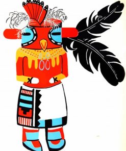 Aesthetic Kachina paint by numbers