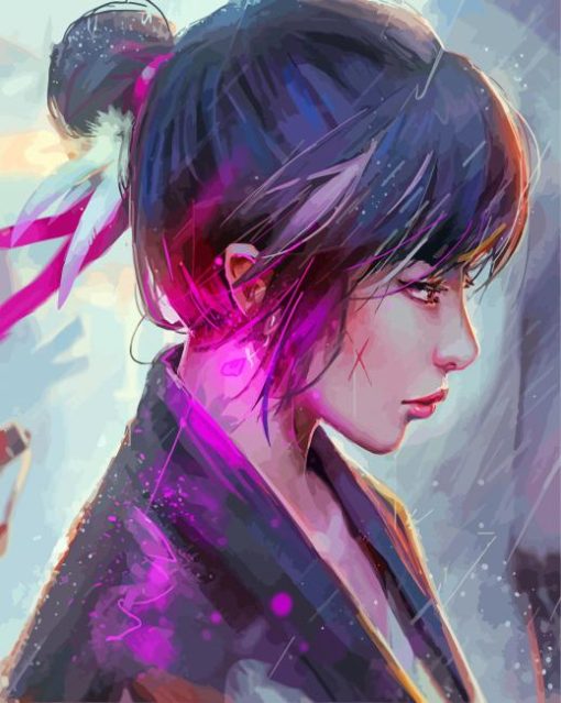 Aesthetic Guweiz Lady paint by numbers