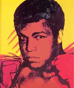 Andy Warhol Muhammad Ali paint by numbers
