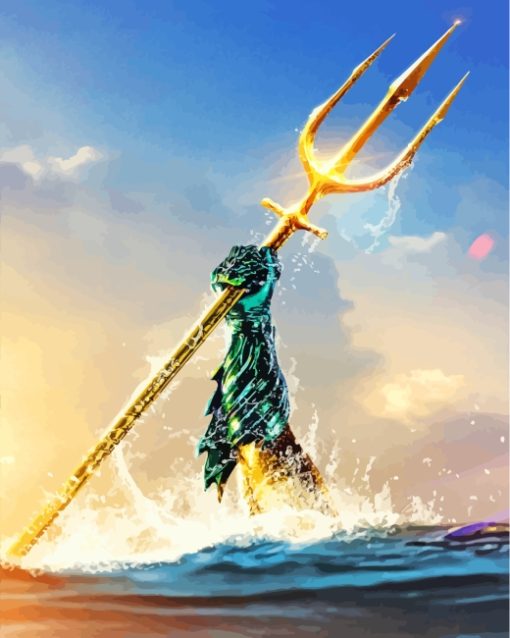 Aquaman Hero paint by numbers