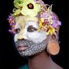 Black Woman With Headdress paint by numbers
