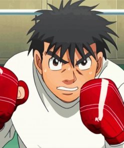 Boxer Ippo Makunouchi paint by numbers