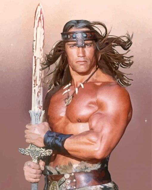 Conan The Barbarian paint by numbers