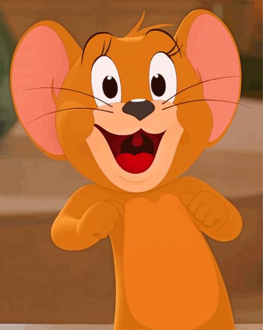 Cute Jerry paint by numbers