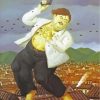 Death Of Pablo Escobar Fernando Botero paint by numbers