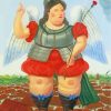 Fernando Botero Archangel paint by numbers