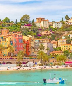 French Riviera France paint by numbers