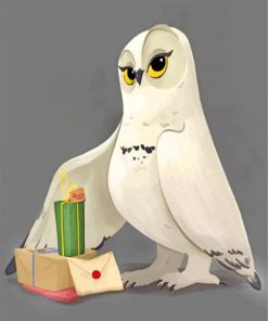 Hedwig Bird paint by numbers