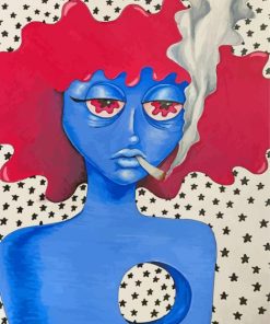 High Woman Indie Art paint by numbers